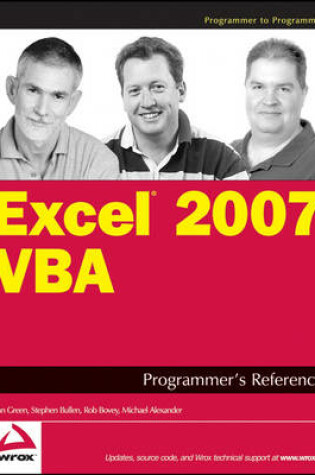 Cover of Excel 2007 VBA Programmer′s Reference