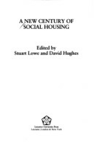 Cover of A New Century of Social Housing