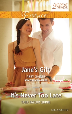 Cover of Jane's Gift/It's Never Too Late