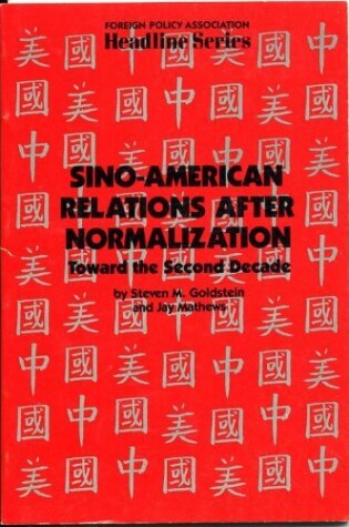 Cover of Sino-American Relations After Normalization