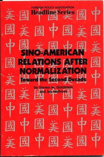 Cover of Sino-American Relations After Normalization