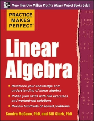 Book cover for Practice Makes Perfect Linear Algebra