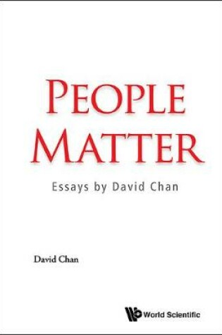 Cover of People Matter: Essays By David Chan