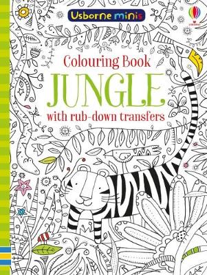 Book cover for Colouring Book Jungle with Rub Down Transfers x5