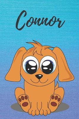 Book cover for Connor dog coloring book / notebook / journal / diary