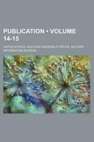 Cover of Publication (Volume 14-15)