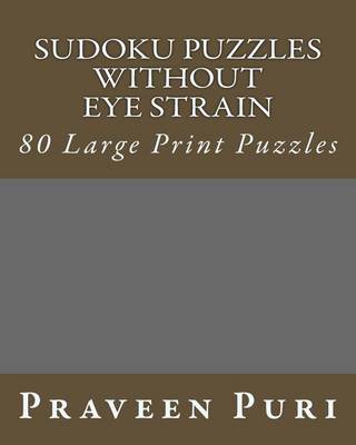 Book cover for Sudoku Puzzles Without Eye Strain