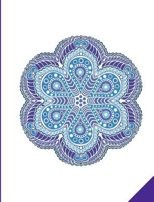Book cover for Blue Mandala Mindfulness Journal