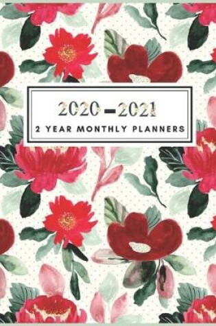 Cover of 2 Year Monthly Planner 2020-2021