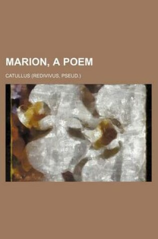 Cover of Marion, a Poem
