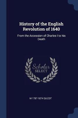 Book cover for History of the English Revolution of 1640