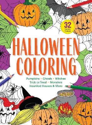 Book cover for Halloween Coloring