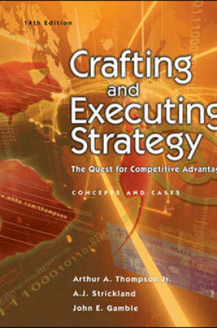 Cover of Crafting and Executing Strategy:  The Quest for Competitive Advantage w/OLC w/PowerWeb and Case-Tutor Download Code Card