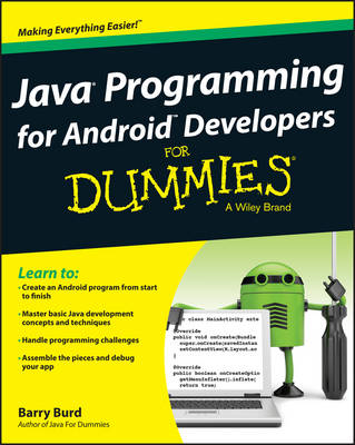 Book cover for Java Programming for Android Developers for Dummies