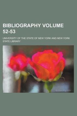 Cover of Bibliography Volume 52-53