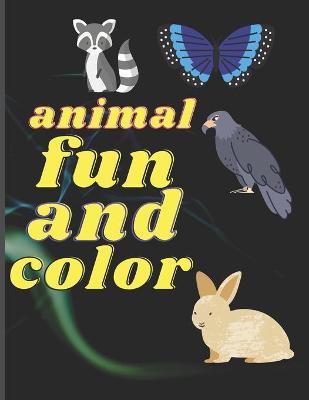 Book cover for Animal fun and color