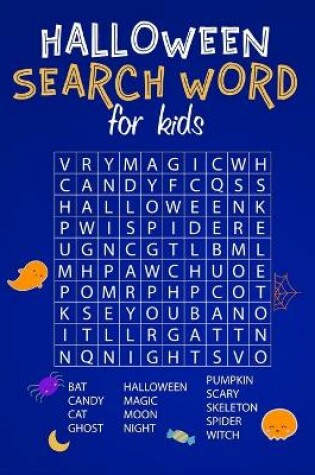 Cover of Halloween Search Word For Kids