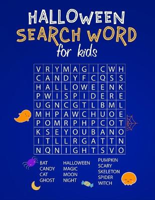 Book cover for Halloween Search Word For Kids