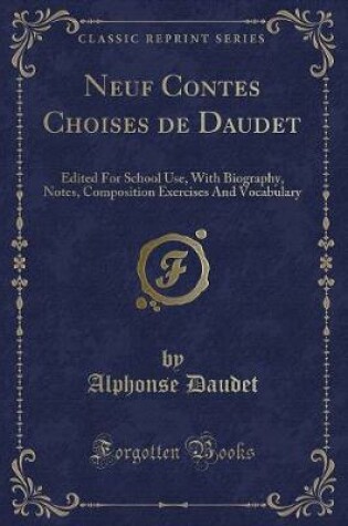 Cover of Neuf Contes Choises de Daudet