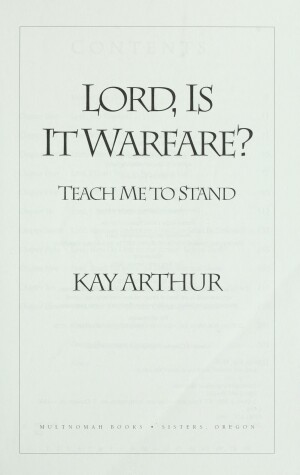 Book cover for Lord, is It Warfare?