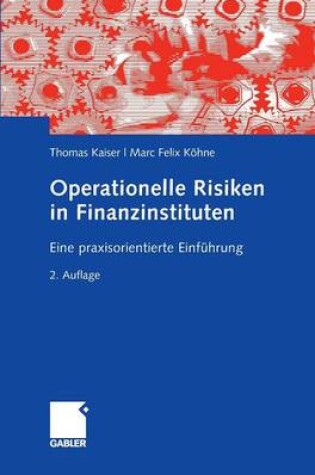 Cover of Operationelle Risiken in Finanzinstituten