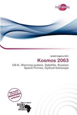 Book cover for Kosmos 2063