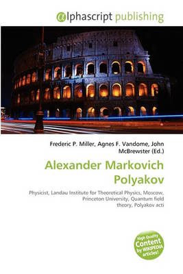 Cover of Alexander Markovich Polyakov