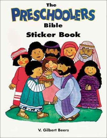 Book cover for The Preschoolers Bible Sticker Book