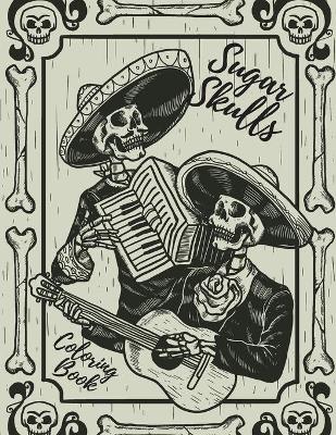 Book cover for Sugar Skull Coloring Book