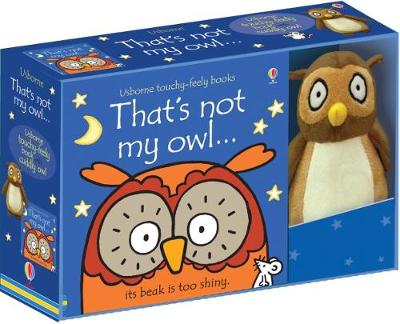 Book cover for That's not my owl... Book and Toy