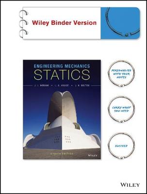 Book cover for Engineering Mechanics - Statics 8e Binder Ready Version with Wileyplus Blackboard Card Set