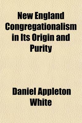 Book cover for New England Congregationalism in Its Origin and Purity; Illustrated by the Foundation and Early Records of the First Church in Salem, and Various Discussions Pertaining to the Subject