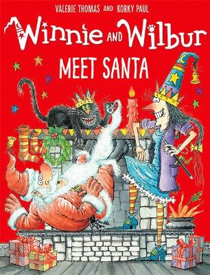 Book cover for Winnie and Wilbur Meet Santa