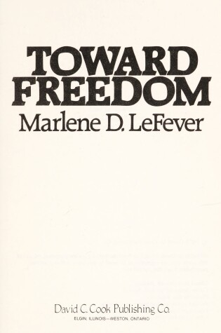 Cover of Toward Freedom