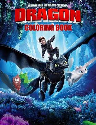 Book cover for How to Train Your Dragon Coloring Book