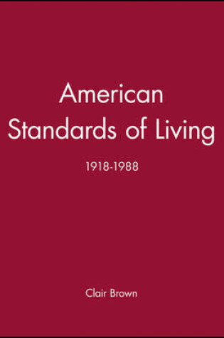 Cover of American Standards of Living