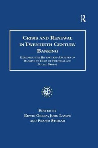 Cover of Crisis and Renewal in Twentieth Century Banking