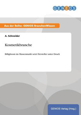 Book cover for Kosmetikbranche