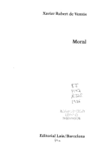 Cover of Moral