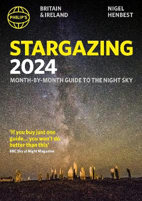 Book cover for Philip's Stargazing 2024 Month-by-Month Guide to the Night Sky Britain & Ireland