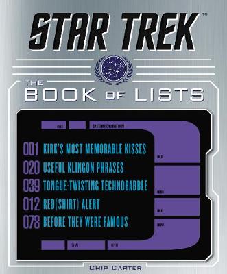 Book cover for Star Trek: The Book of Lists