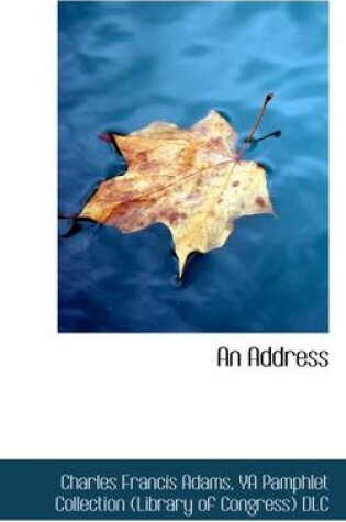 Cover of An Address