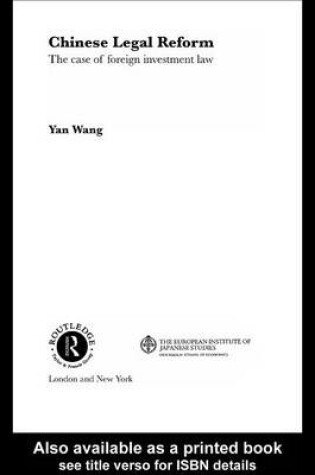 Cover of Chinese Legal Reform