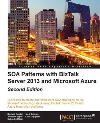 Book cover for SOA Patterns with BizTalk Server 2013 and Microsoft Azure -