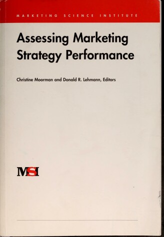 Book cover for Assessing Marketing Strategy Performance