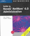 Book cover for Guide to Novell NetWare 6.0 Administration