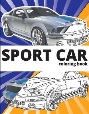 Book cover for SPORT CAR Coloring Book