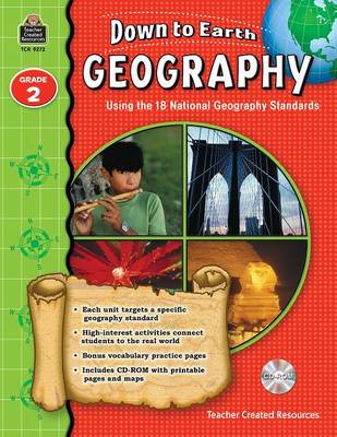 Book cover for Down to Earth Geography, Grade 2