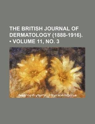 Cover of The British Journal of Dermatology (1888-1916).