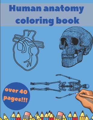 Book cover for Human Anatomy Coloring Book